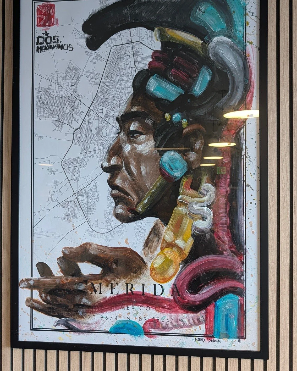 Just added some fresh art from local artist Mario DeLeon 🎨✨
Swing by Pan y Pueblo to check out the new pieces while you grab a BBQ sandwich 🍖🥪🔥 Great art, great food, all in one spot. Come hang out with us! 😊
 #pdxfoodtrucks #panypueblopdx #port