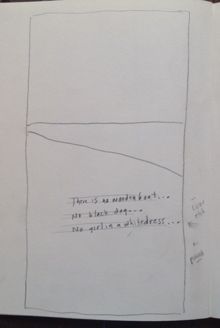 A page from my current journal. I have kept a journal consistently since 1987, my own personal word-hoard. 