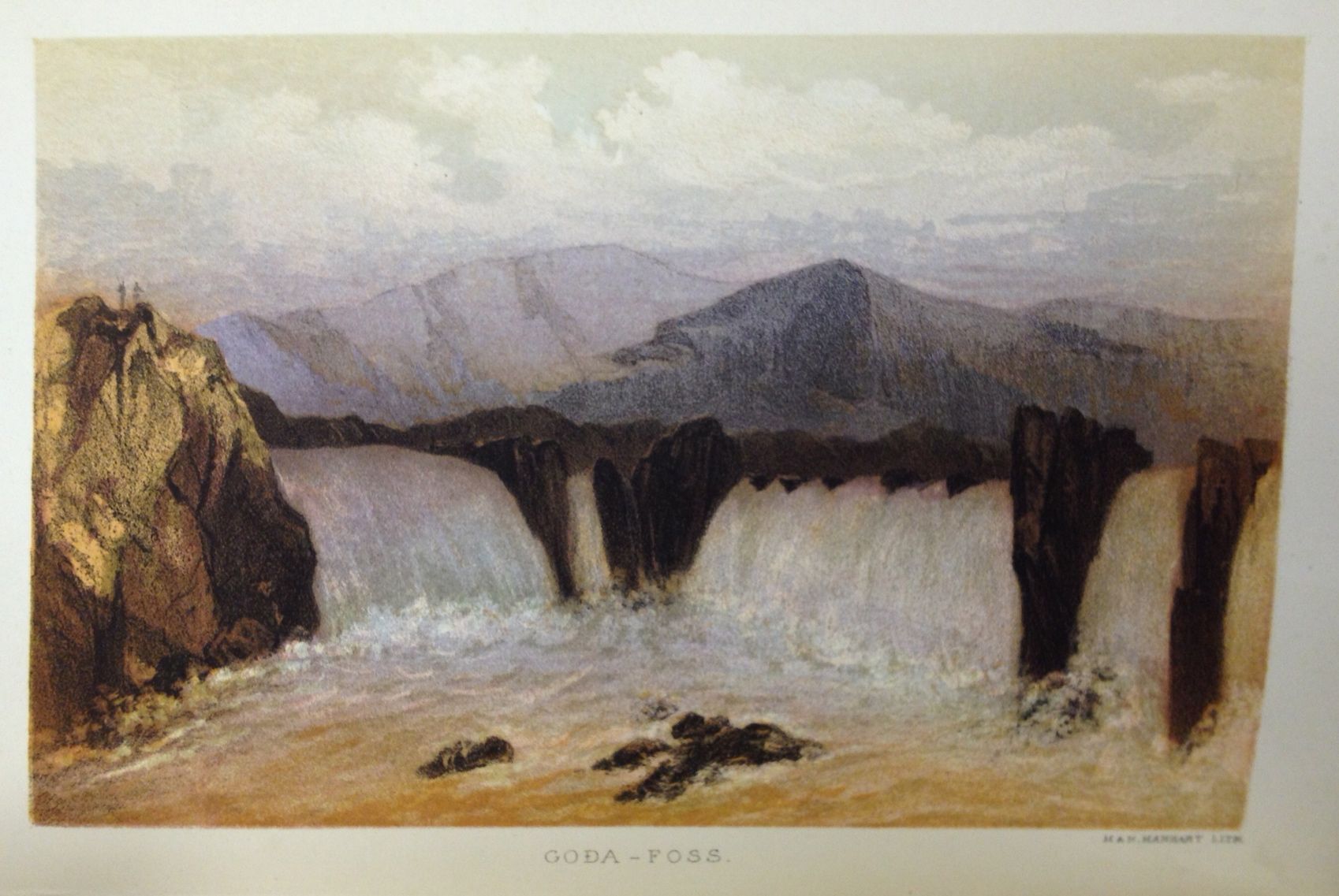 Illustration from SHEPHERD, C.W., The North-west Peninsula of Iceland. London: Longmans Green, 1867. All of the images here were snapped with my iPhone, courtesy of the Library Company of Philadelphia.