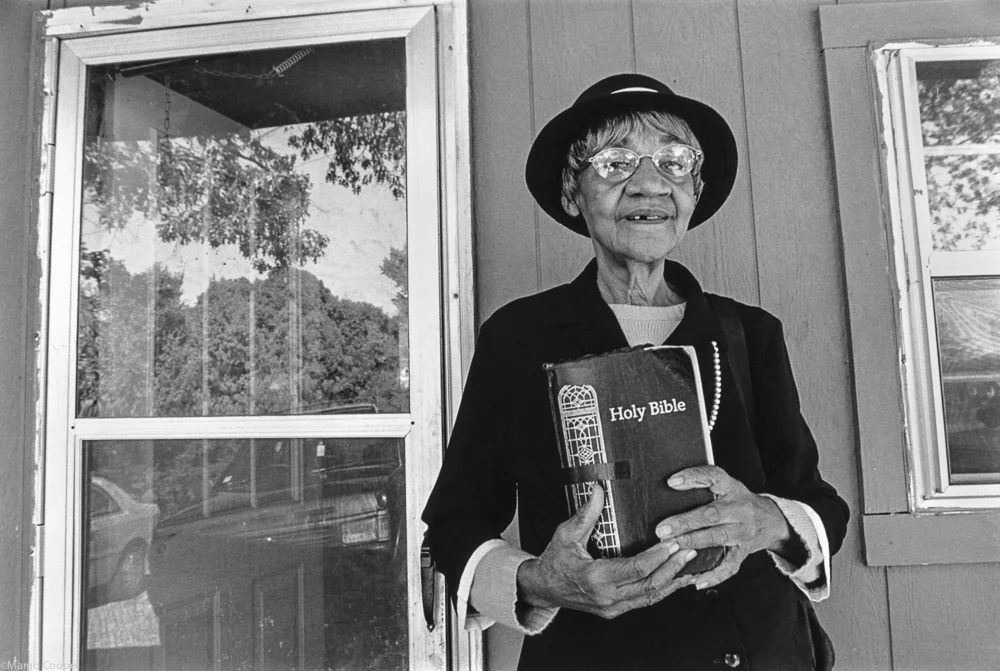 Mama Jean with Holy Bible, Tate County, Mississippi © Margo Cooper All Rights Reserved. No part of this website may be reproduced, stored in a retrieval system, or transmitted in any form without prior written permission.