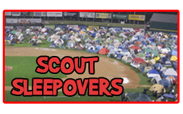 PawSox Overnight 2016 Scout Sleepover at McCoy Stadium