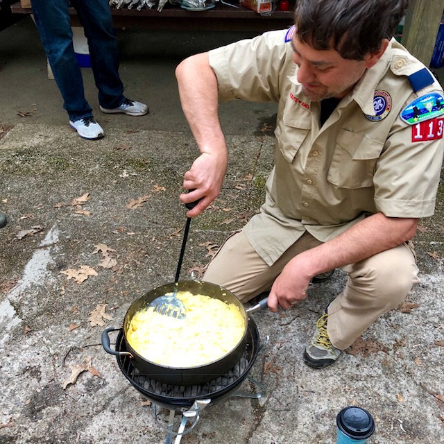 Breakfast: Campfire Eggs