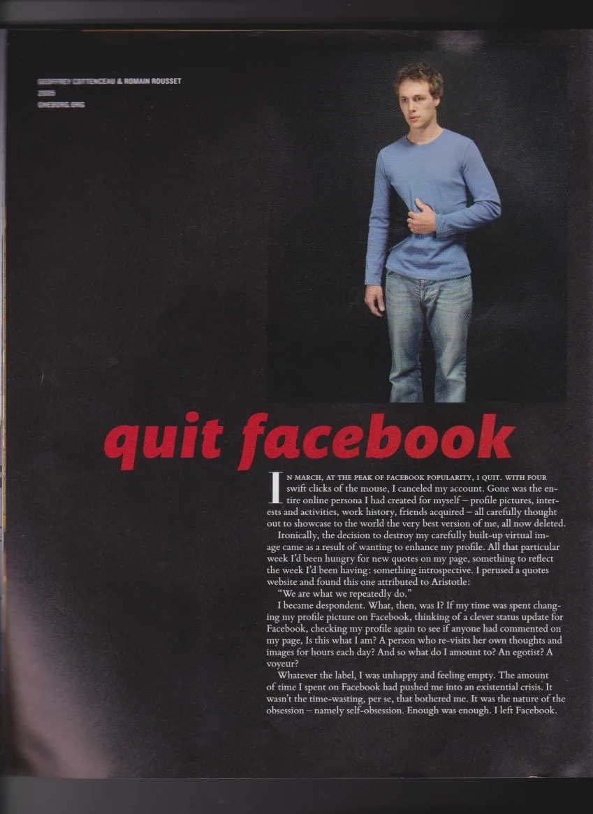 Quit Facebook (2008)
