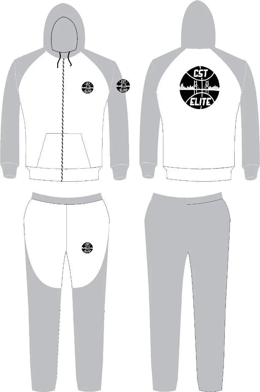 CST ELITE TECH SUIT GREY/WHITE