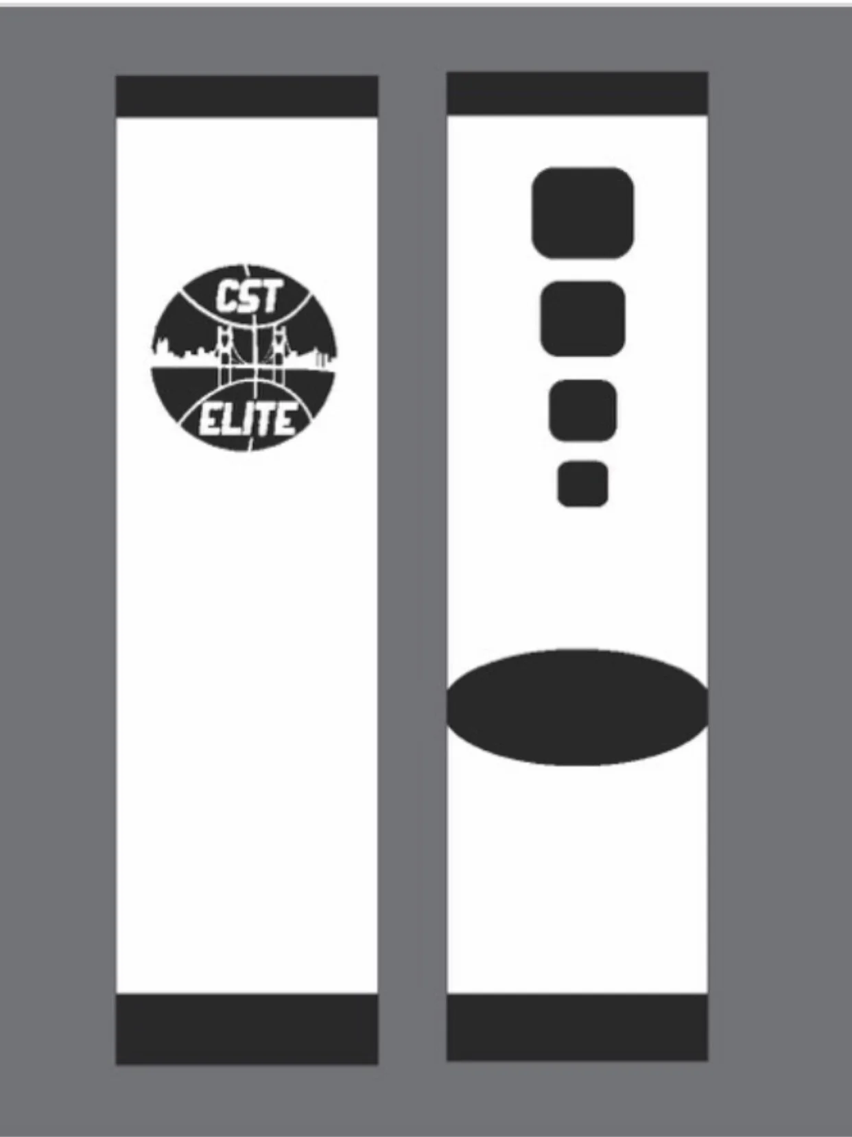 CST ELITE WHITE SOCKS