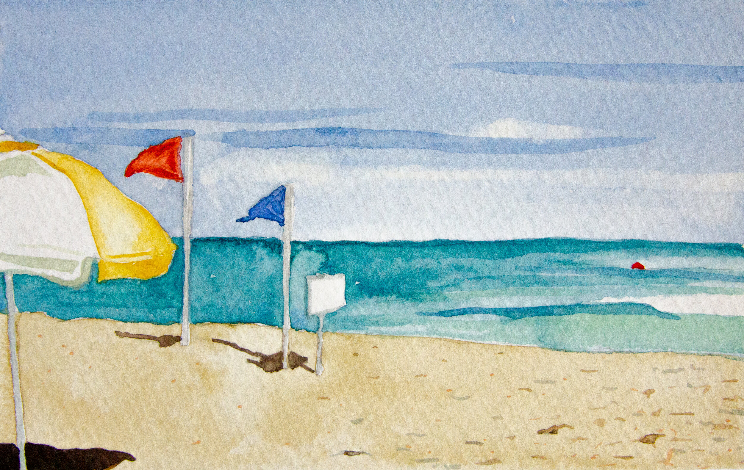 Lifeguard Staged This - 4"x6" SOLD