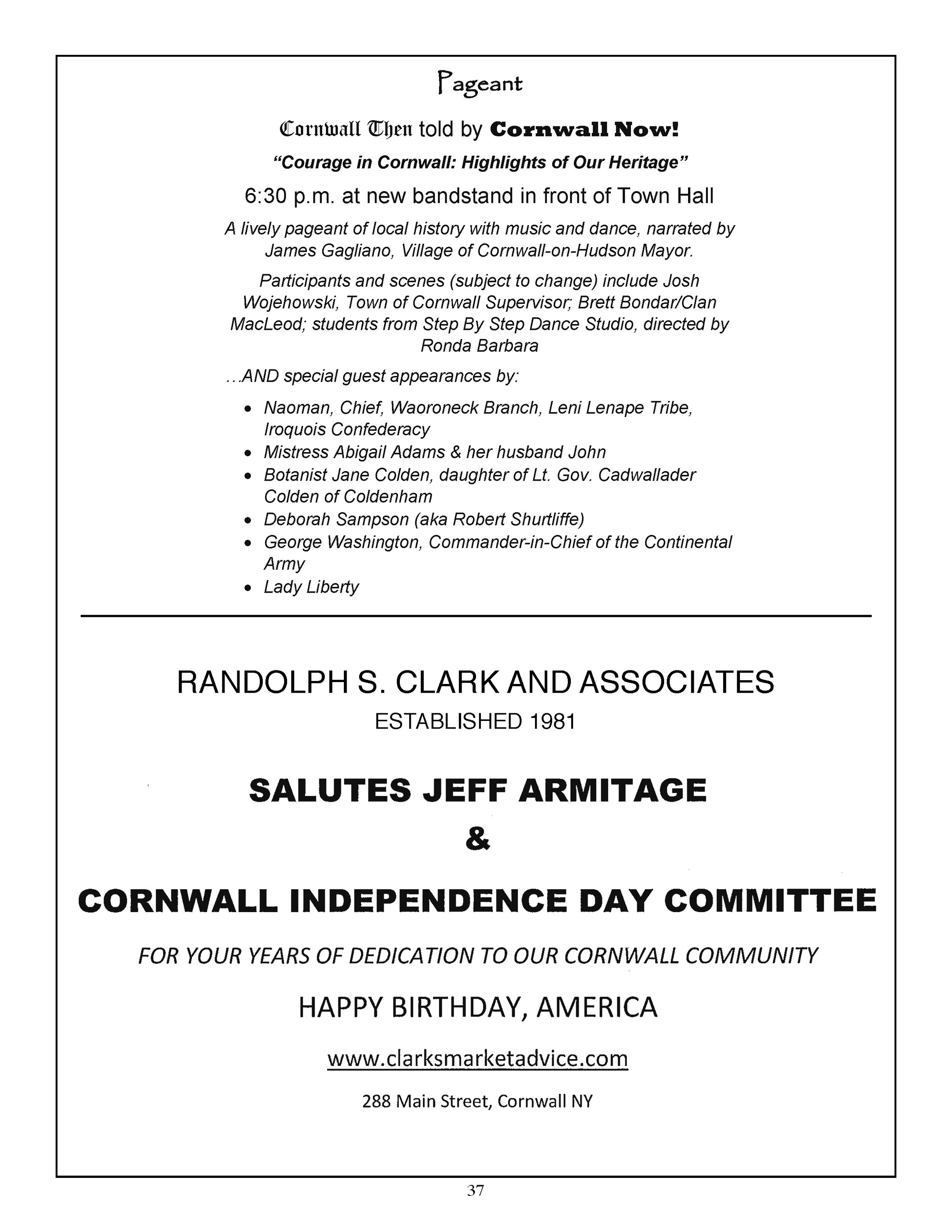 Cornwall 4th of July