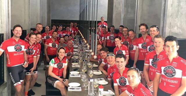 Full TRT team enjoying the Duck Lunch!