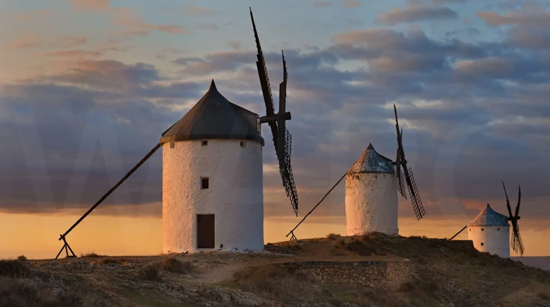 Windmills of La Mancha by Audrey Price - 3rd