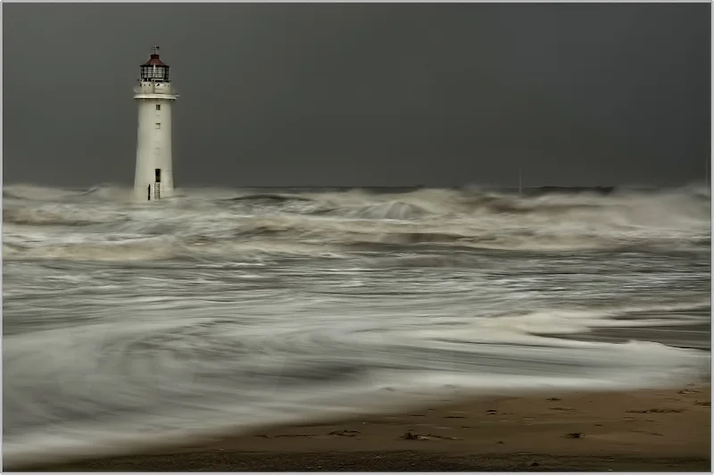 Irish Sea, Storm Force Imminent by Alan Lees-First