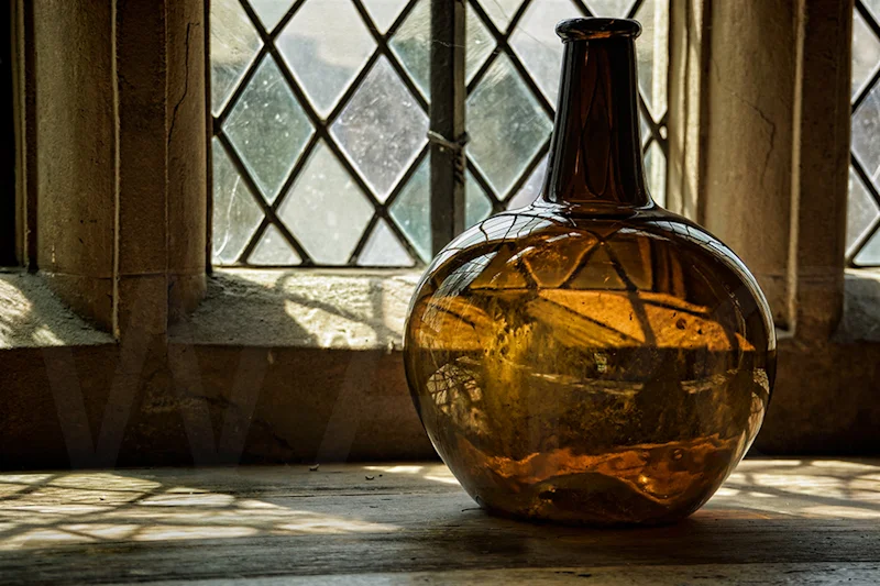 Bottle and Window by Fran Hartshorne - C