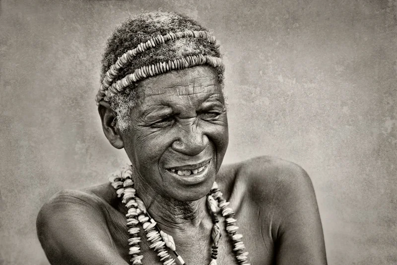 Mafwe elder by Audrey Price