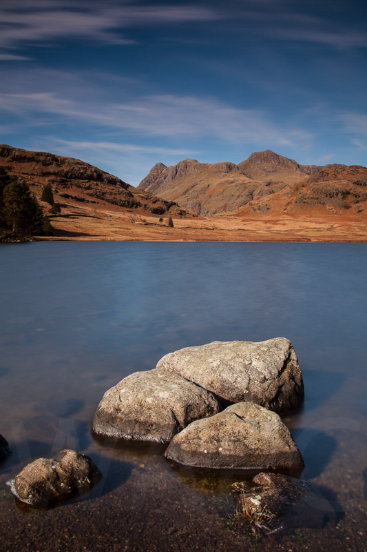 Winter Sun at Blea Tarn by David Slaughter - Third (Int)