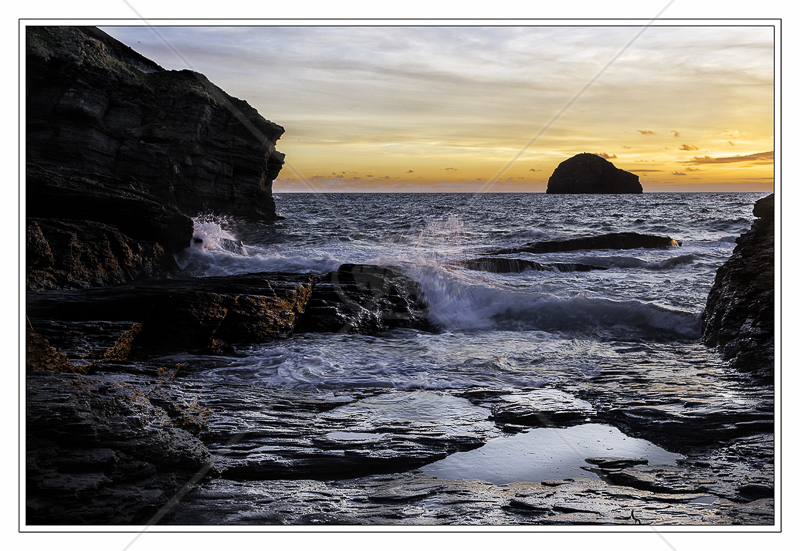 Trebarwith Strand by Janet Griffiths - C (Adv col)