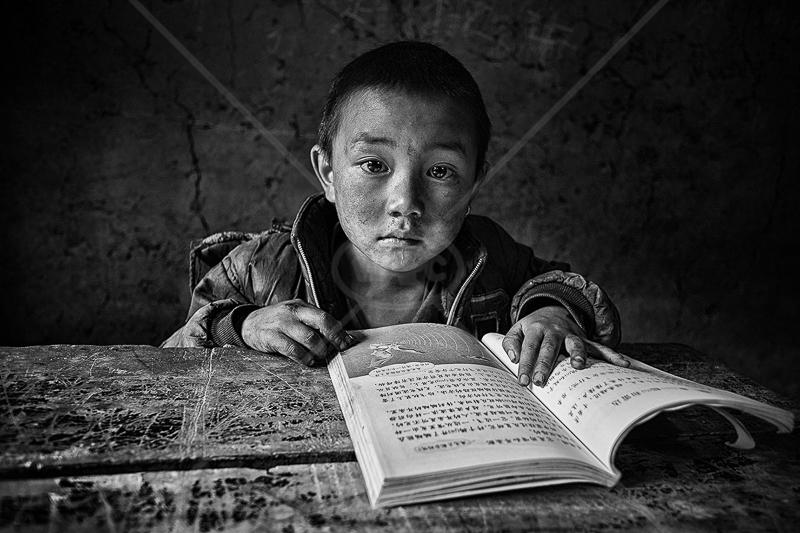  PSA Gold medal Best Portrait (mono) - "Child on Daliang Mountain 13" by Hong Li MIUP 