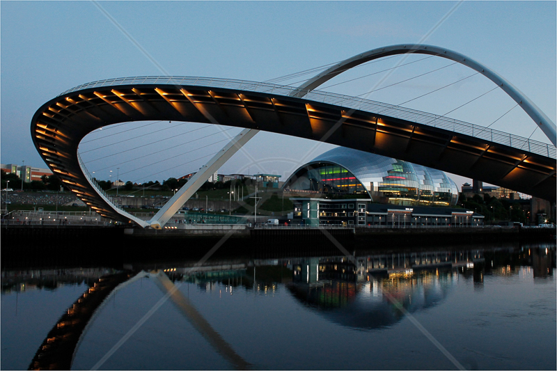  Millennium Bridge on Tyne by David Prestwood - HC (Int) 