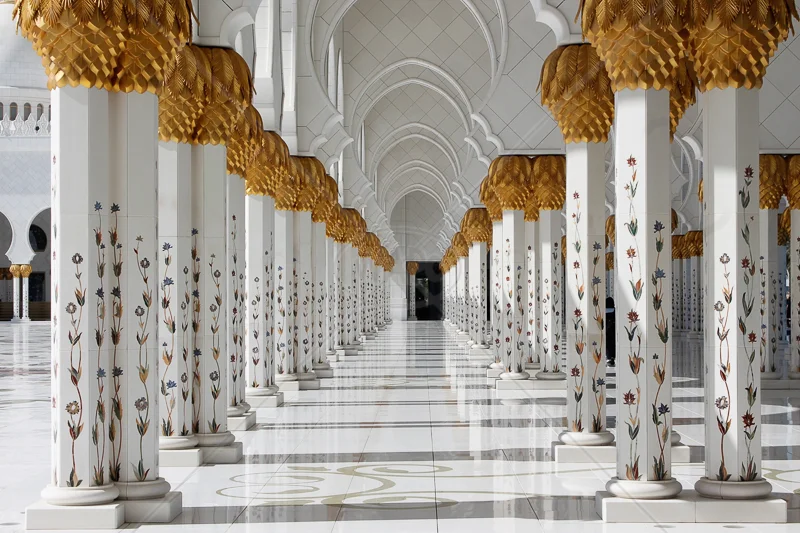 Columns Within the Grand Mosque by David Prestwood - 3rd (Int)