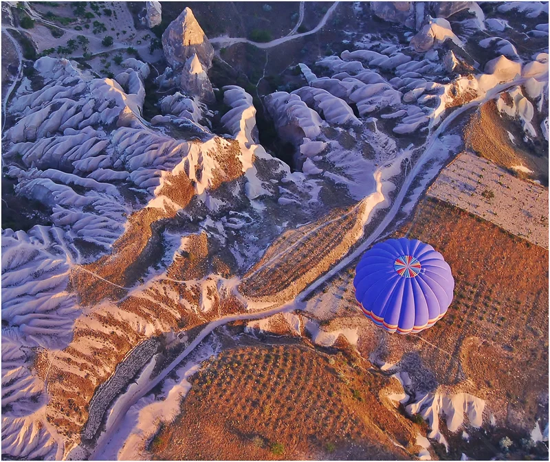 Looking Down - Sunrise over Cappadocia, Turkey by Andy Udall - 2nd (Int)