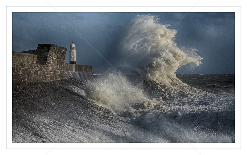 Porthcawl Storm Surge by Alan Lees - C (print)