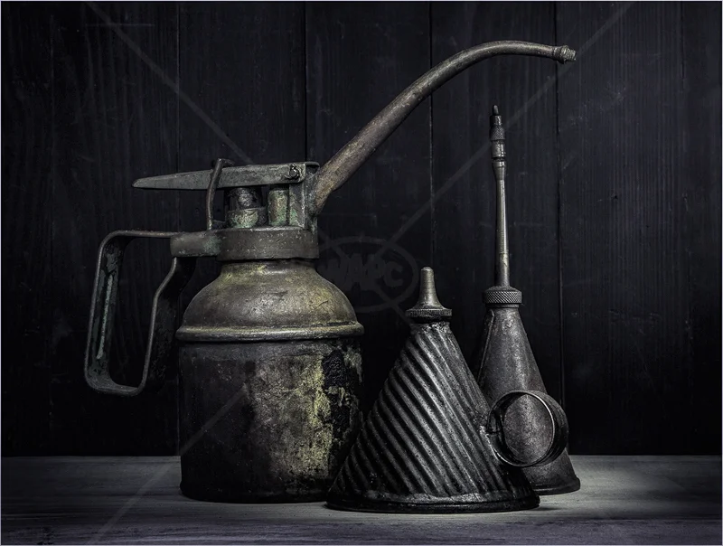 Three Oil-Cans 4x3 by Ed Phillips - C (Adv)