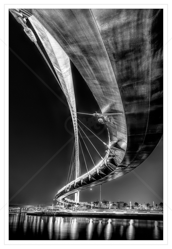  Tolerance Bridge at Night by Calvin Downes - C (Adv mono) 