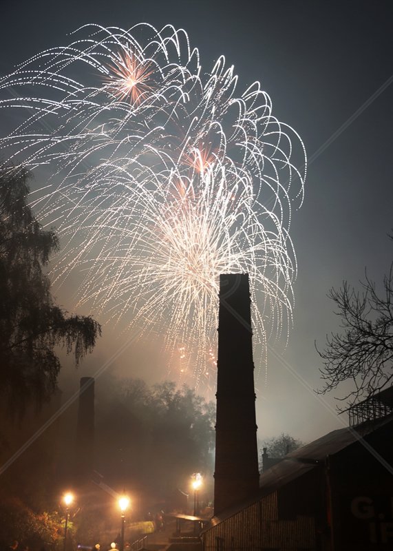  Blists Hill Fireworks by Ian Burton - 2nd (Int) 