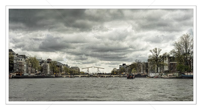  Amstel River and Skinny Bridge by Janet Griffiths - C (Adv Col) 