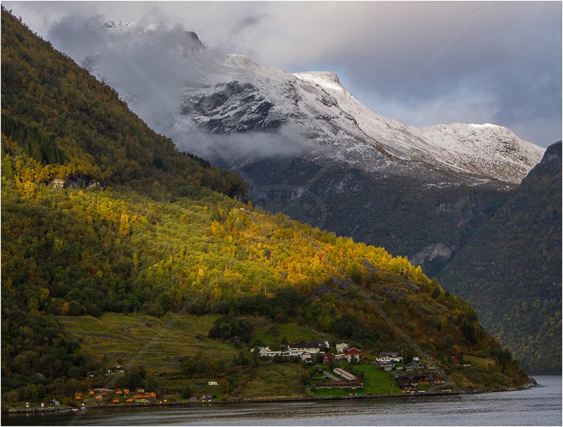  Geirangerfjord Norway by David Prestwood - HC (Int PDI) 