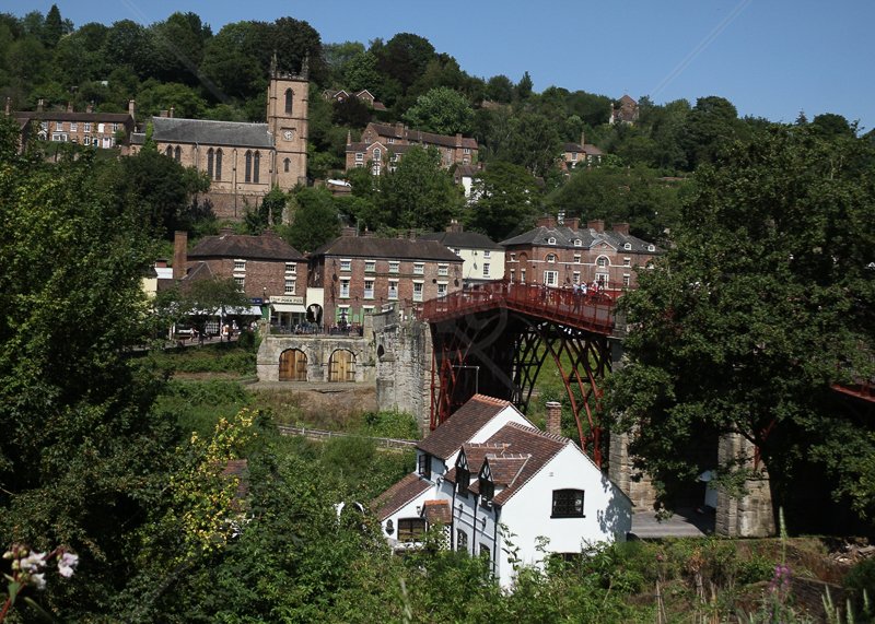  A View of the Ironbridge by Ian Burton - C (Int col) 