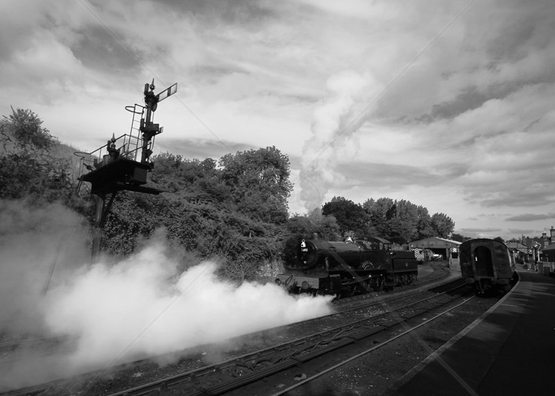  Letting Off Steam at Bridgnorth Station by Ian Burton - 3rd (Int mono) 