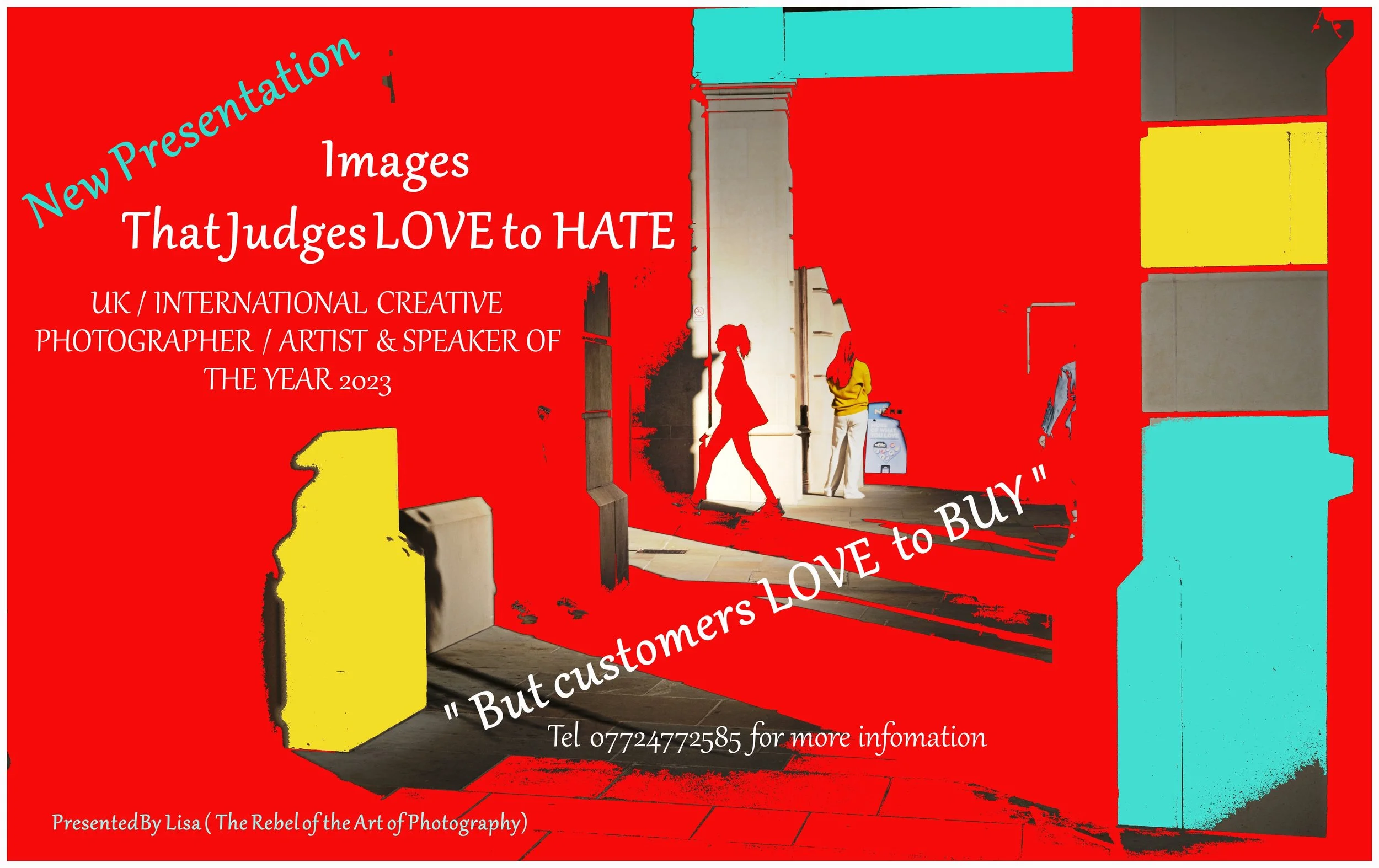 'Images That Judges LOVE to HATE but Customers LOVES to BUY ' - A ZOOM talk by Lisa Rendall