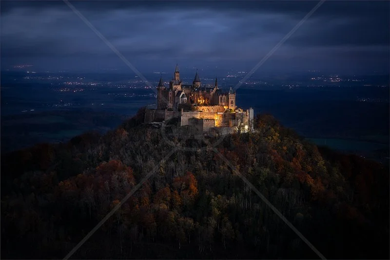  Burg Hohenzollern Blue Hour by Calvin Downes - C (Adv) 