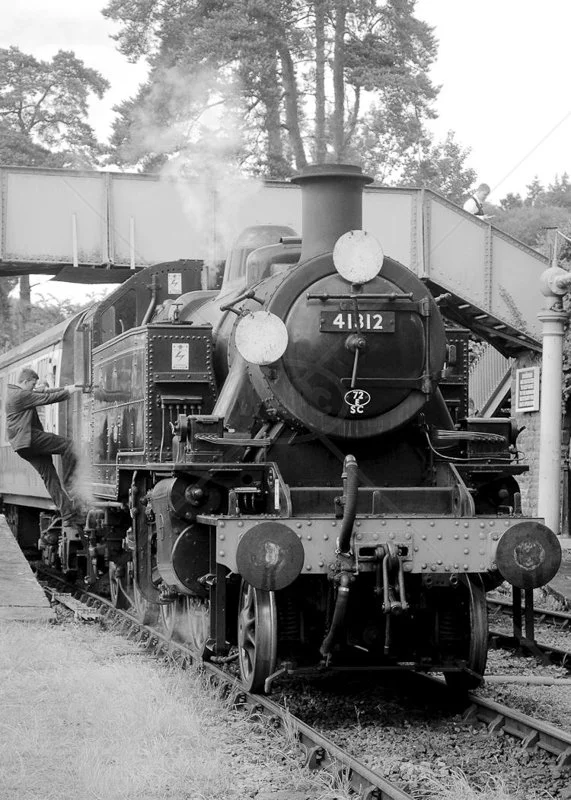  Old Steam Train 41312 by Tracy Jackson - 1st (Int Mono Print) 