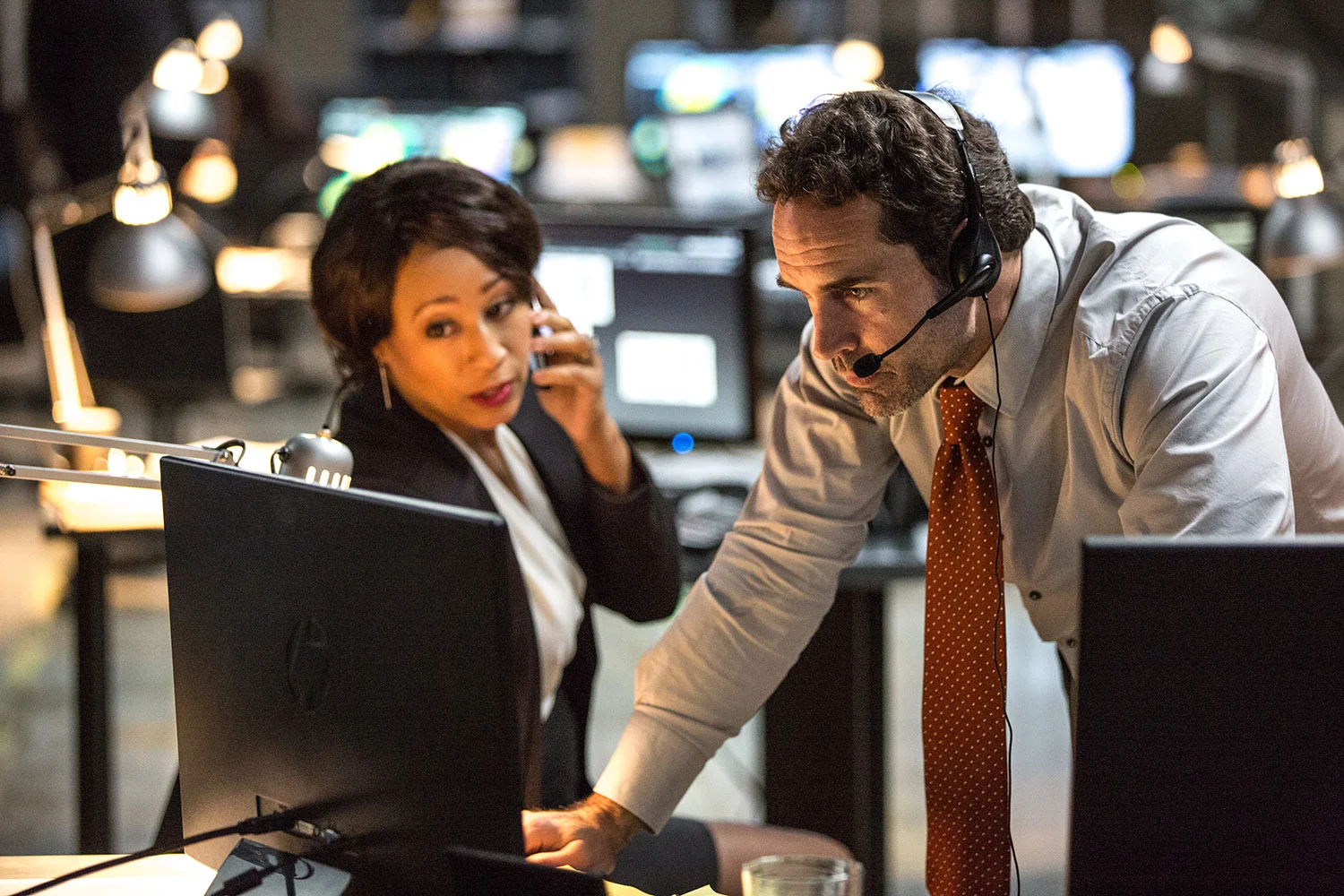 Brenda Crichlow and Jason Patric and Home Invasion. 2015