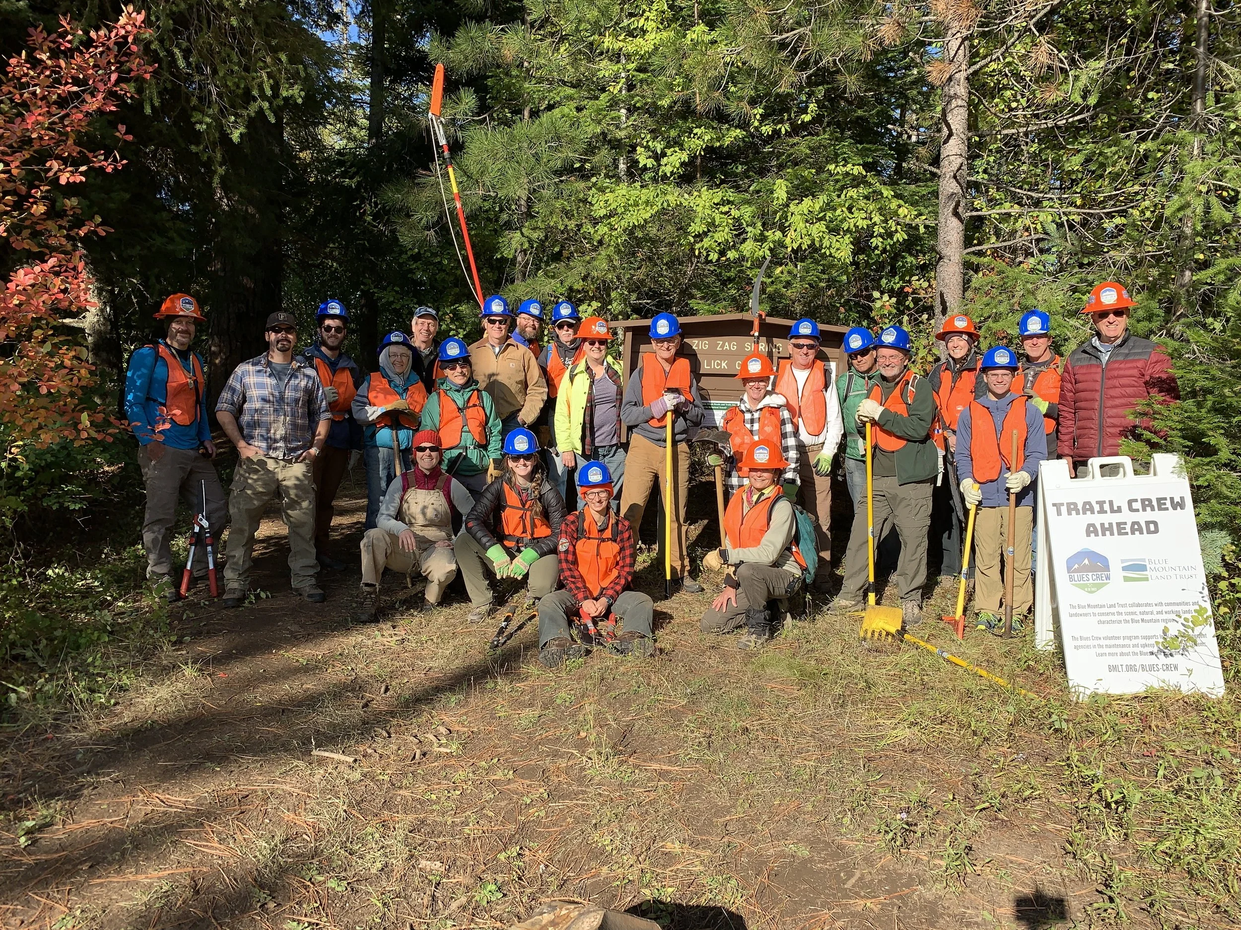 Blues Crew Work Party: Lick Creek Trail