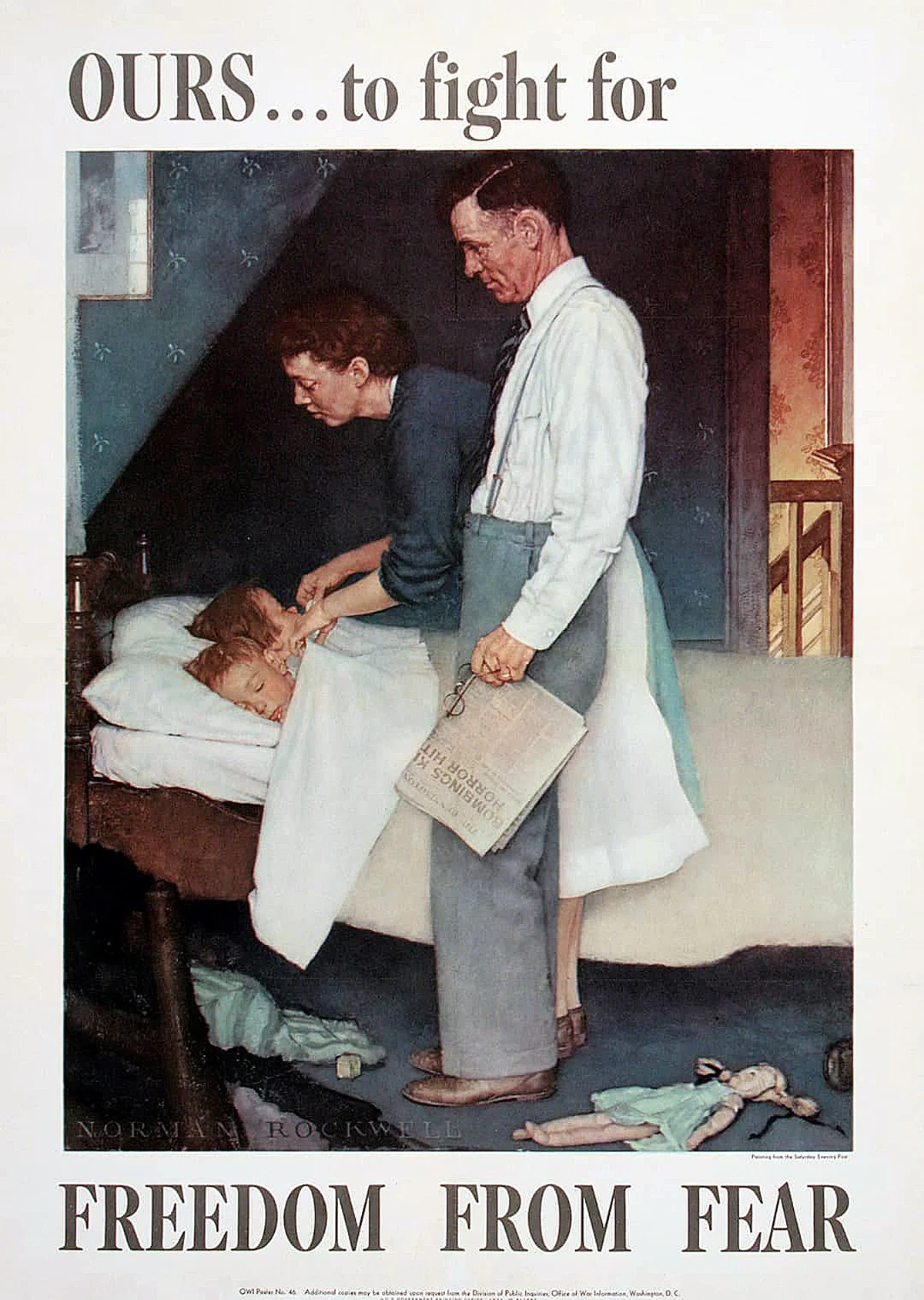 Norman Rockwell, Freedom from Fear, 1943