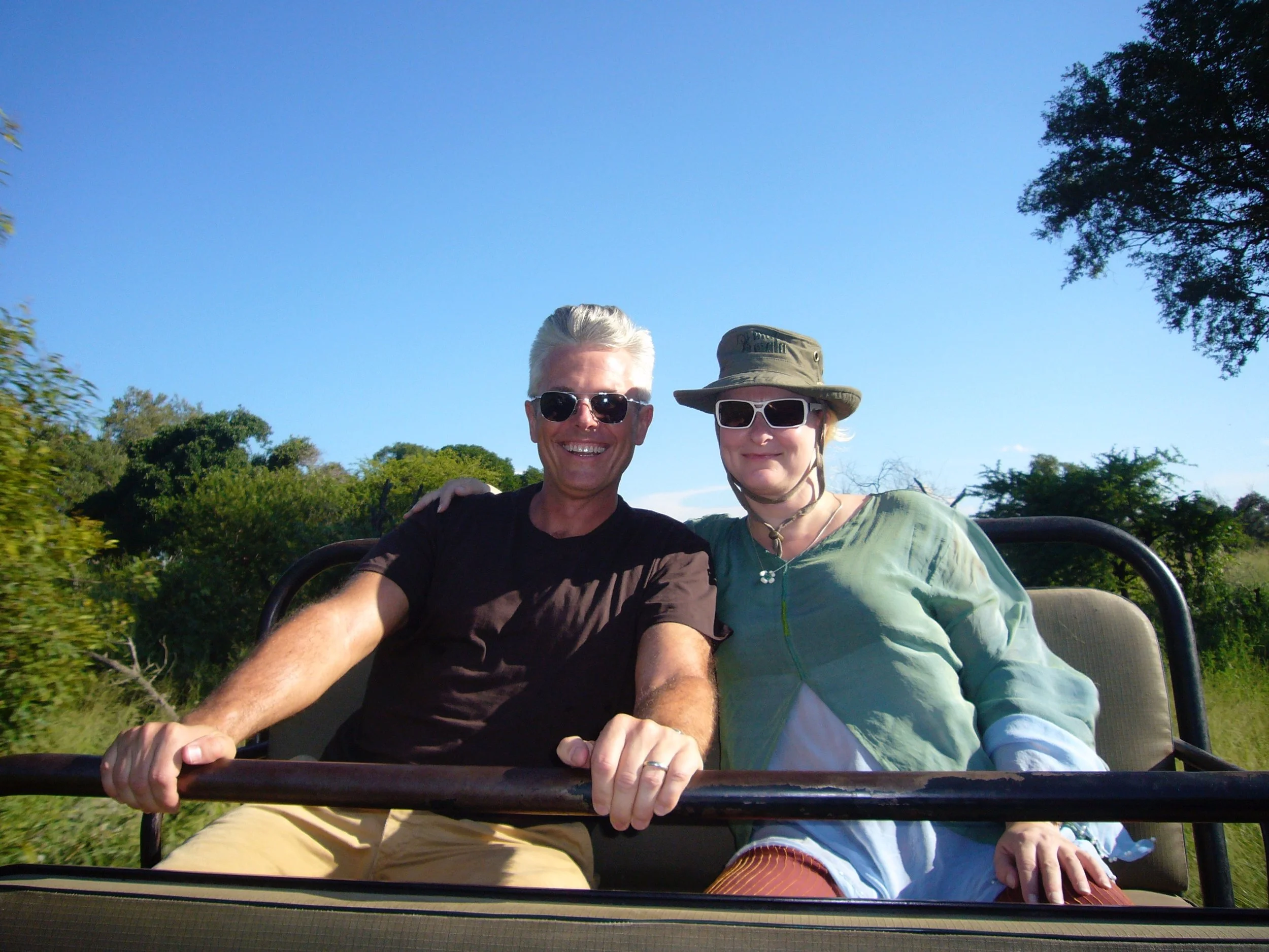 Actual safari in Africa, Sean Adams and Marian Bantjes