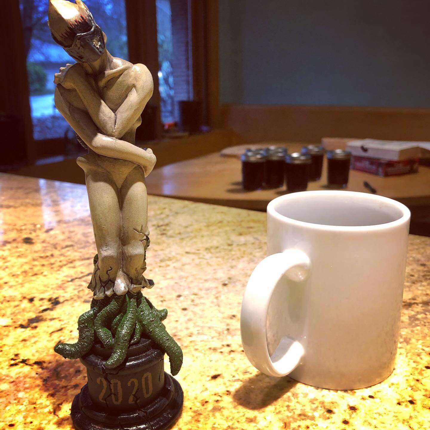 Mmm. Nothing like morning coffee and conversation with the Masqued One. Thanks again to Jason, Chris and everybody who helped make Nightmares 2020 such an inspiring, inclusive and forceful reminder of what&rsquo;s possible in the face of enormous cha