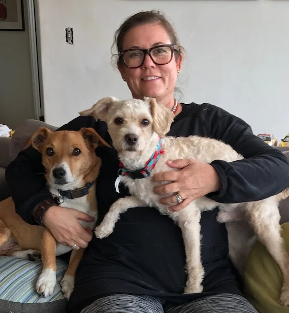 Austin (now Gordon) on the right with his new buddy, Ted