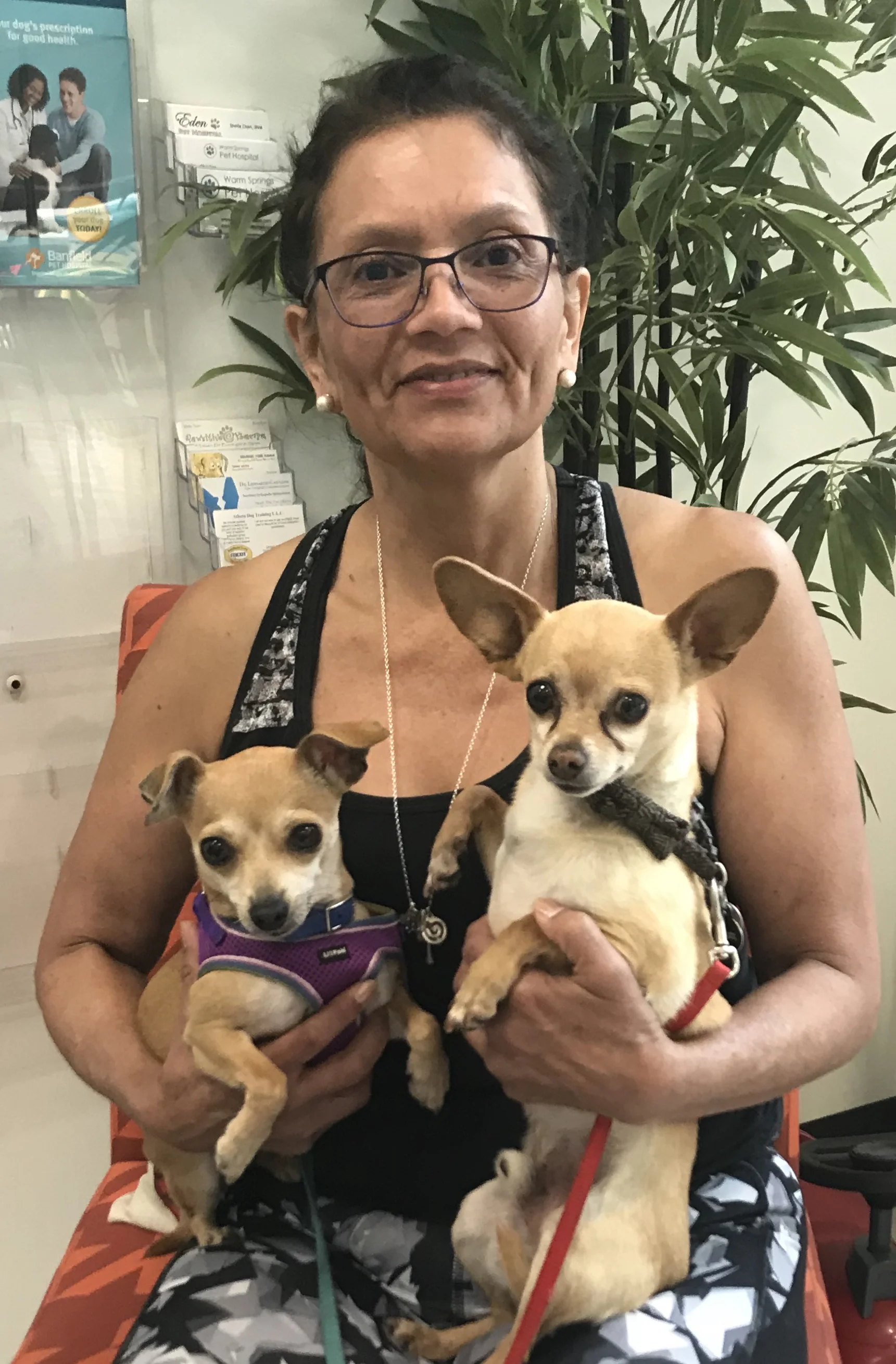 Mary Jane ("Mary") on the left with new brother, Taco