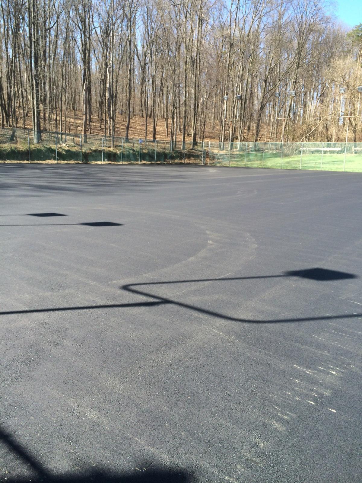 Asphalt Basketball and Tennis Court 2014