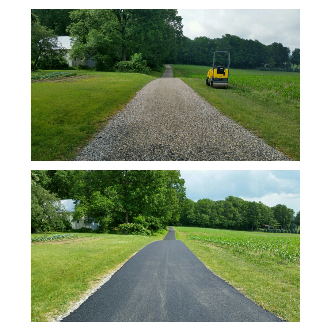 No Driveway to Big.. Asphalt Paving