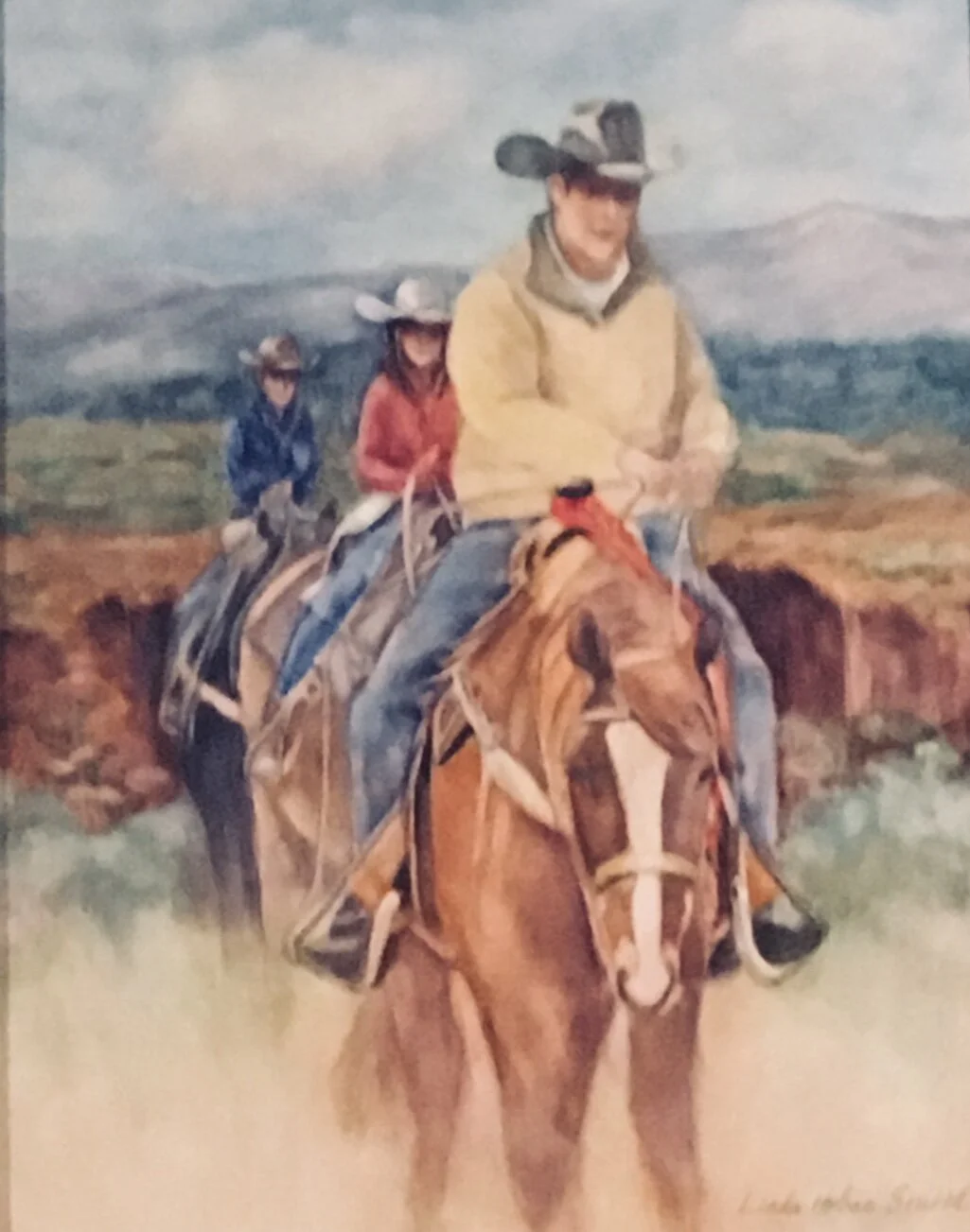 Trail Riding on the Range