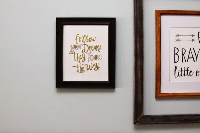 "Follow Your Dreams. They Know The Way."(8x10)