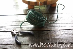  Floral Wire (AND my trusty wire cutters)
