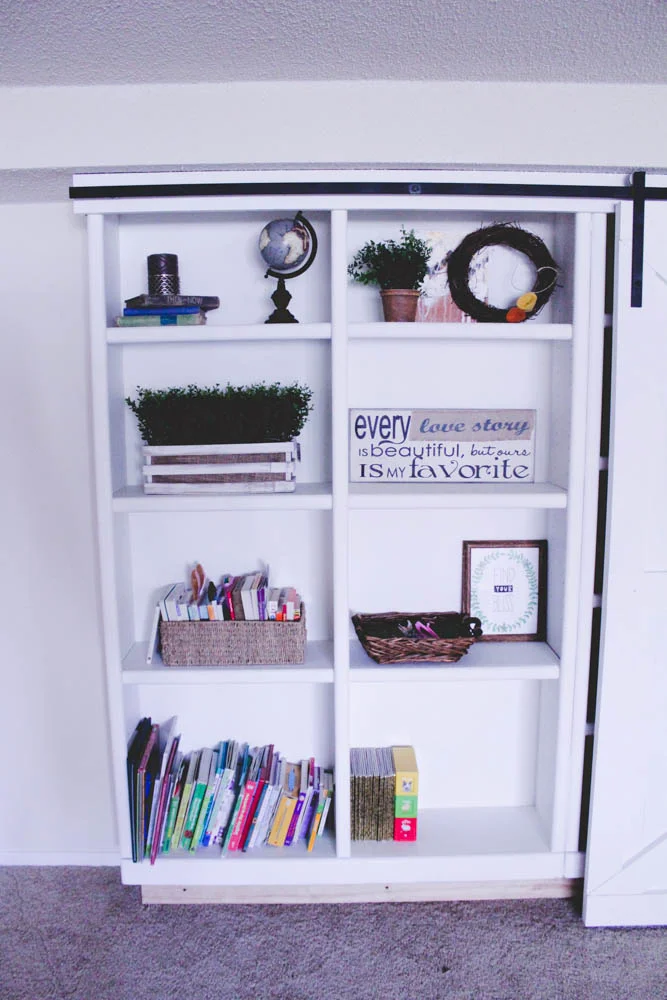 DIY Barn Door Shelving Unit: Part 1 tessa kirby Blog