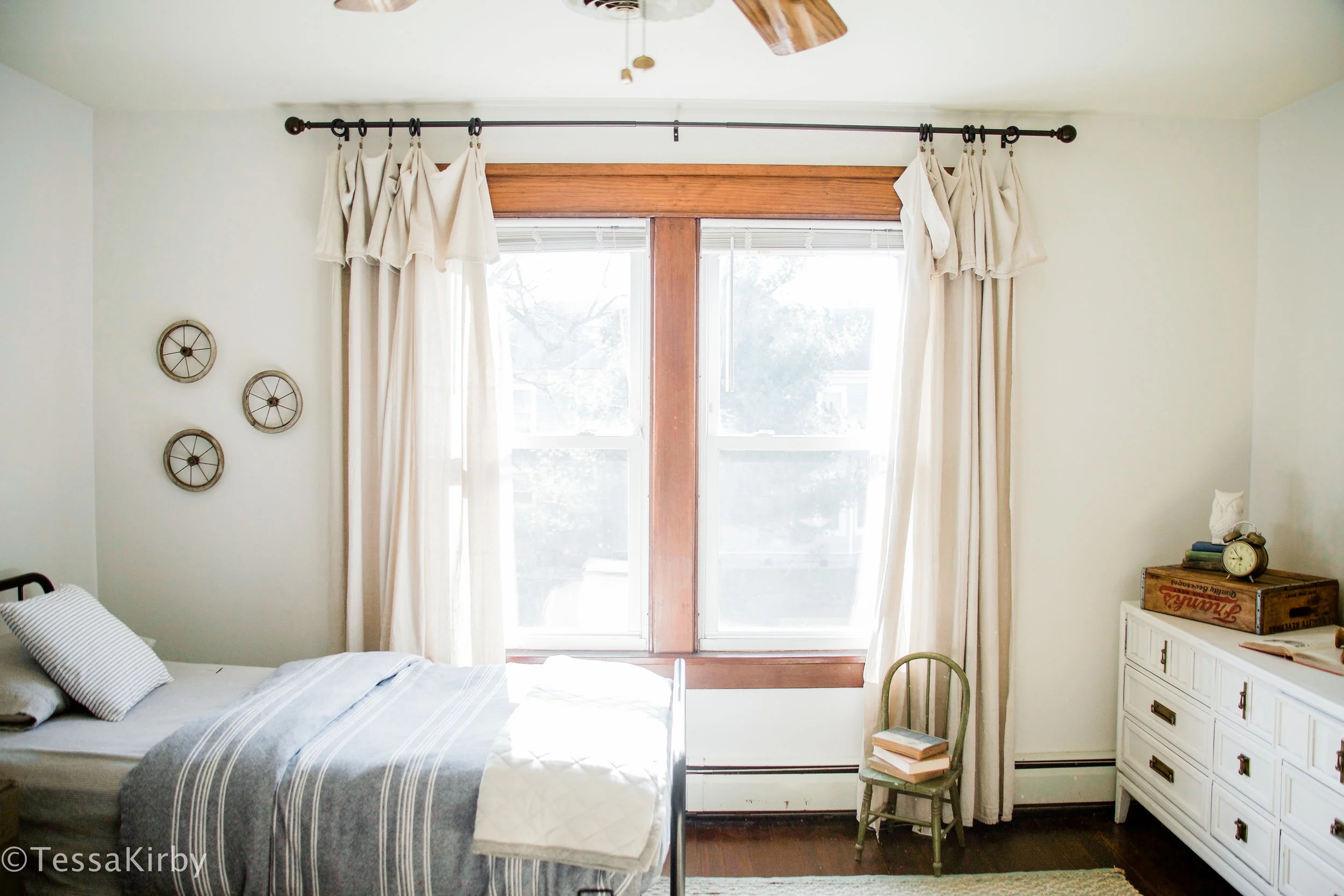 Diy Canvas Drop Cloth Curtains Tessa Kirby Blog
