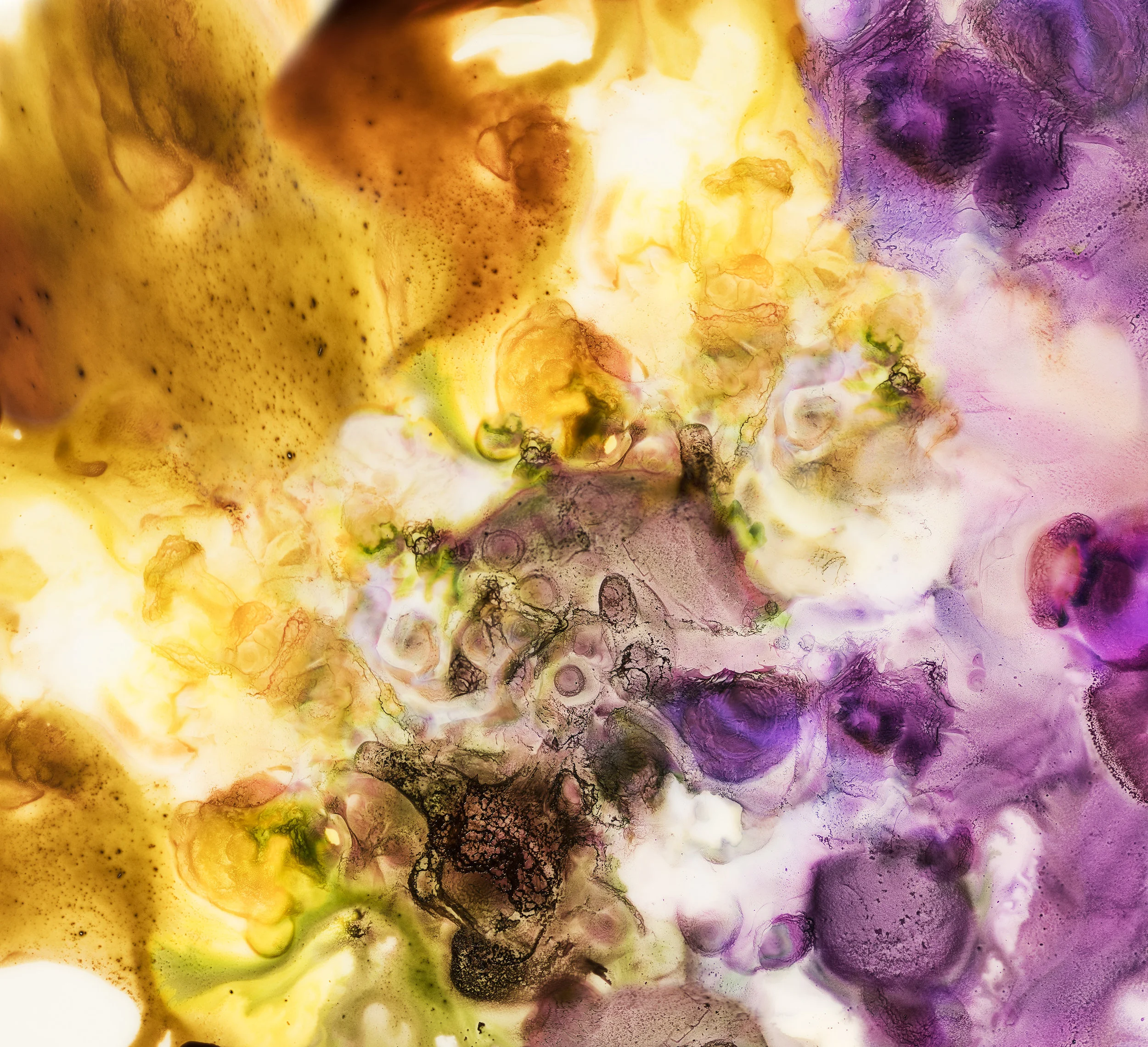 Purple Bubbles - Watercoloring Creations