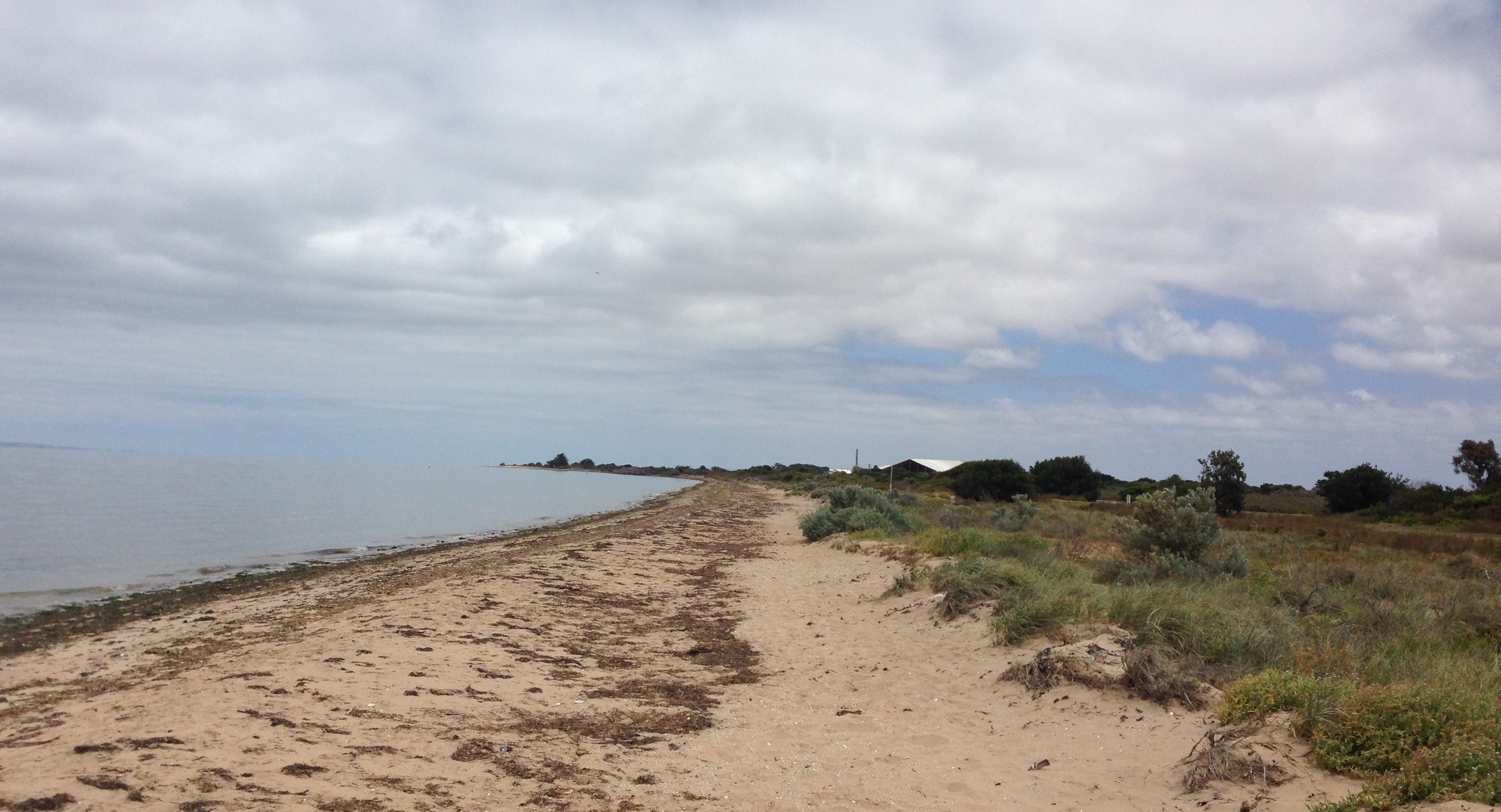 The heritage beach at Point Cook