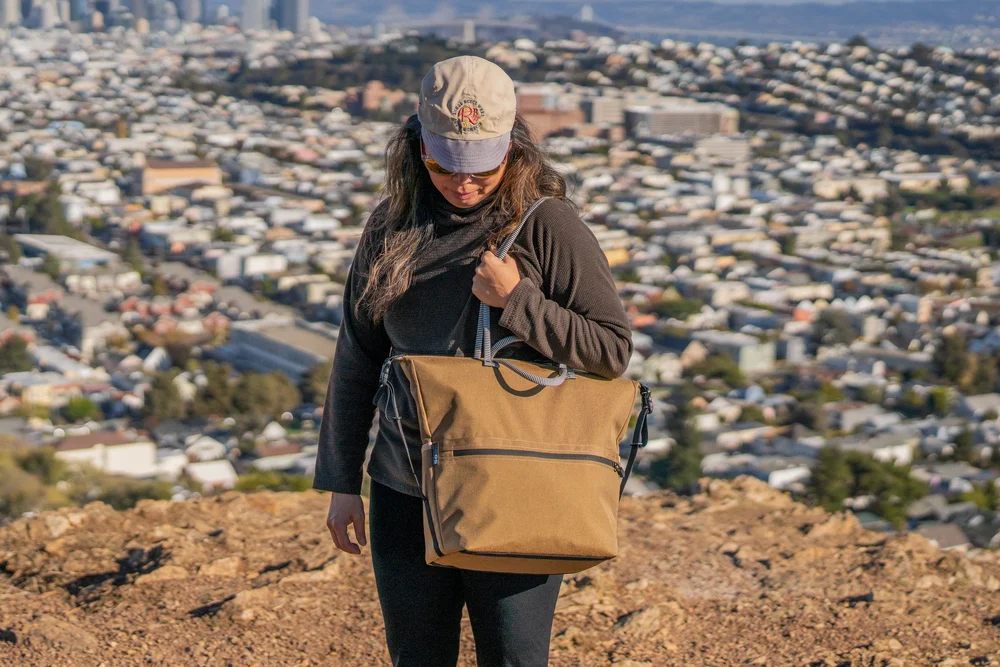 Everyday Tote for Basket or Rack - Outer Shell Bike Bags
